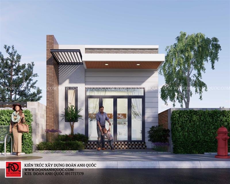 Thiết kế nhà Phan Thiết, Xây nhà trọn gói Phan Thiết, Thi công nhà trọn gói Phan Thiết, Thiết kế Thi công nội thất Phan Thiết Bình Thuận, Công ty Xây dựng Bình Thuận, Thiết kế nhà Bình Thuận, Xây nhà trọn gói Bình Thuận. Thiết kế nhà Phan Thiết- nhà cấp 4 hiện đại tại Phan Thiết MS 43